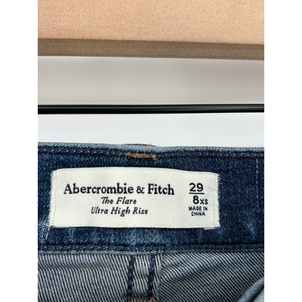 Abercrombie & Fitch The Flare Ultra High-Rise Women's Jeans 29/8xs - Picture 3 of 8